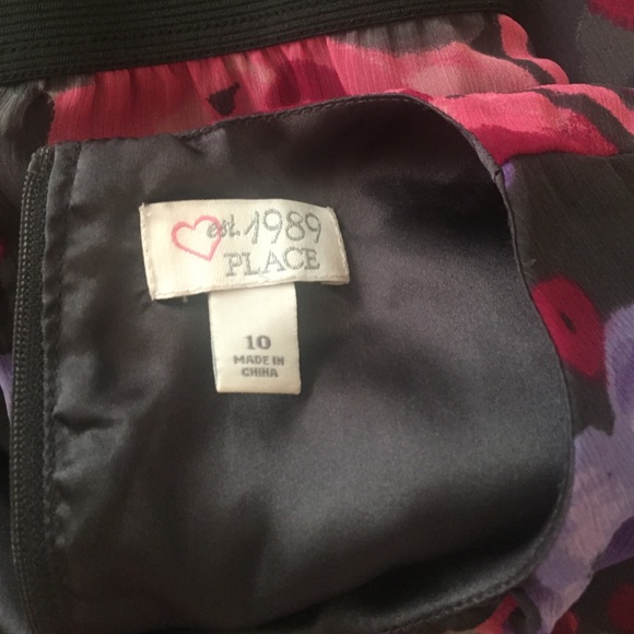 Purple Floral Dress - Picture 4 of 4